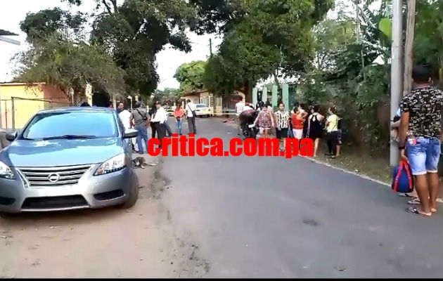 Delincuentes asesinan a una anciana en Tocumen para robarle un tanque de gas. Foto Landro Ortiz.