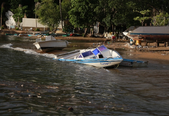 Vista general este miércoles, de las afectaciones por las lluvias torrenciales en el balneario de Acapulco, en el estado de Guerrero. FOTO/EFE