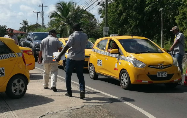 El desorden  de los transportistas en diferentes partes del país es una constante.