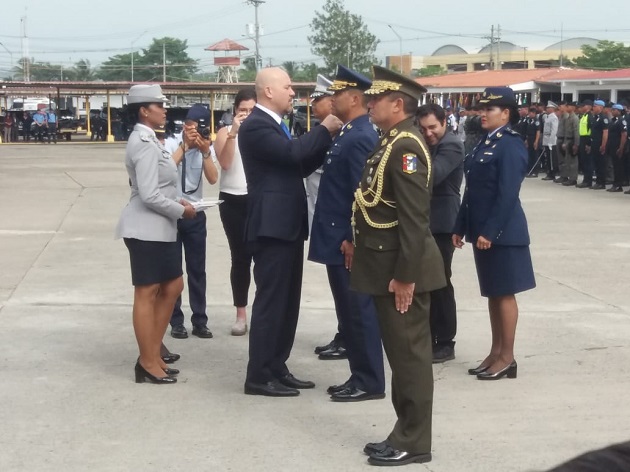 La ceremonia de cambio de mando se llevó a cabo en la sede de Policía Nacional en Ancón.