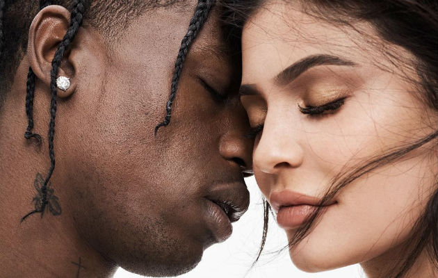  Travis Scott y Kylie Jenner. 