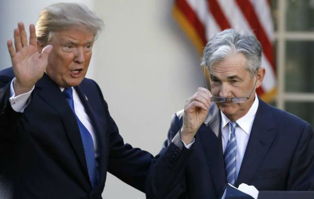 Jerome Powell fue elegido por Donald Trump como presidente de la Fed