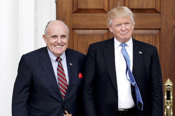 Rudy Giuliani, es el abogado personal del presidente, Donald Trump. FOTO/AP