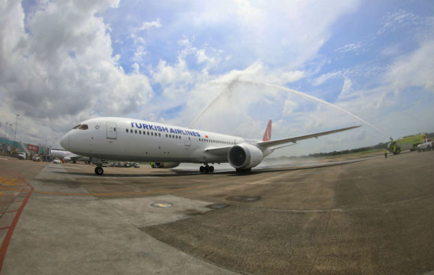 Turkish Airlines incrementará su capacidad a 300 pasajeros convirtiendo a Panamá en el destino número 14 en su plan de expansión en América. Foto/Cortesía