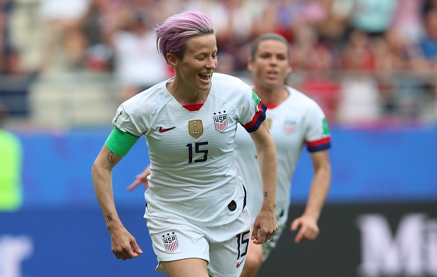 Megan Rapinoe causó polémica con sus declaraciones.