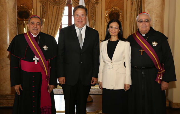 Ambas autoridades de la iglesia Católica en Panamá recibieron la orden Vasco Núñez de Balboa, en Grado de Gran Cruz.