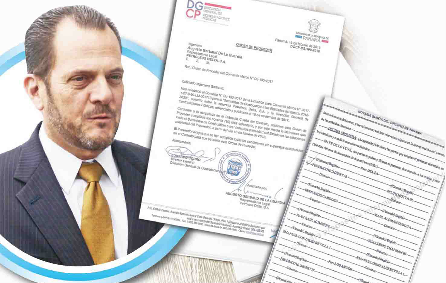 Juan Carlos Varela  renovó  el contrato DJ-133-2017 a favor de la empresa Petróleos Delta.