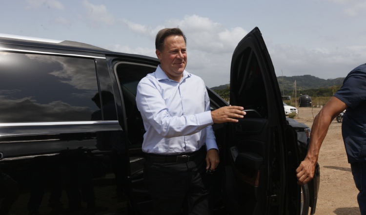 Juan Carlos Varela dice no tener miedo, pero tampoco renunció al servicio de escoltas como expresidente de la República. Foto de archivo