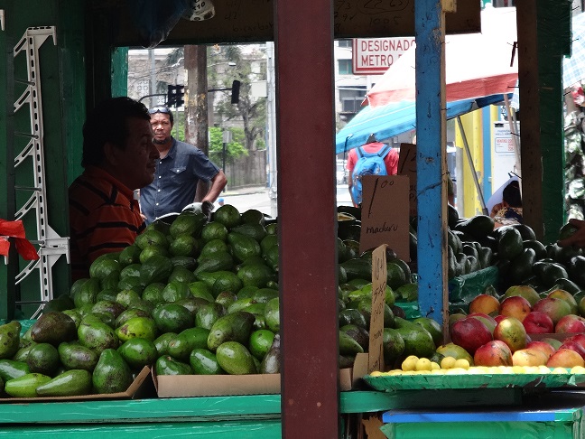 Vendedoras de flores en Calidonia el día de elecciones generales 2019 en Panamá. Foto: Rosalina Orocú Mojica.