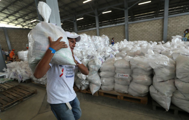 En Cúcuta está uno de los tres puntos de recepción y almacenamiento de víveres y medicinas para los venezolanos.