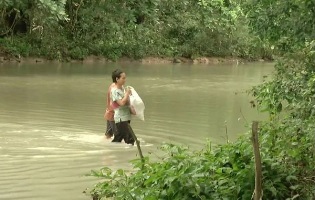 ¡Lamentable¡ Padre e hijo mueren ahogados en Veraguas. Foto: Epasa.