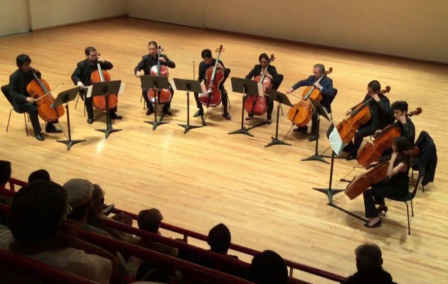 Segundo Festival de Violonchelos de Panamá.