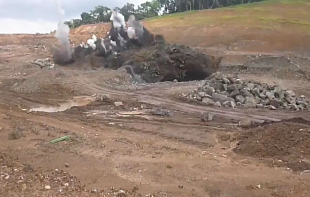 Voladuras en Loma Cová prepara tercera etapa. Foto/Cortesía