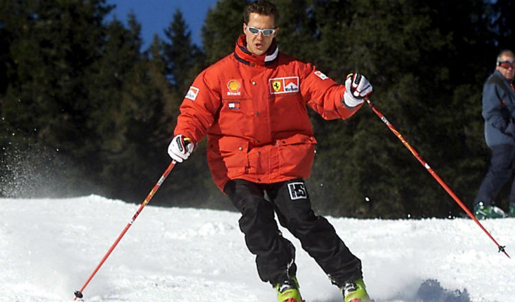 Michael Schumacher se accidentó mientras esquiaba. Foto EFE