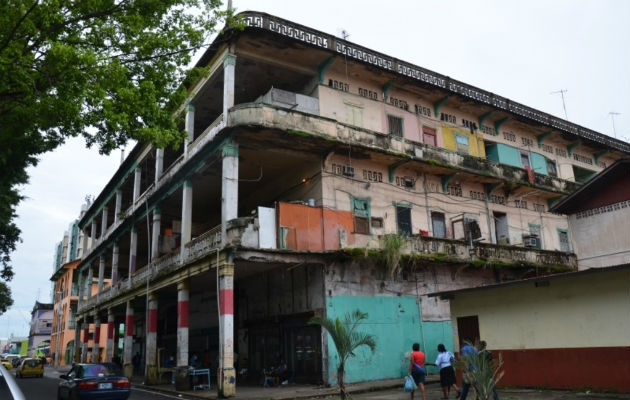 El inmueble histórico está sumamente deteriorado. Foto: Diómedes Sánchez. 