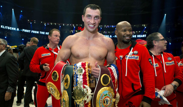 Wladimir Klitschko fue campeón de los pesados. Foto AP