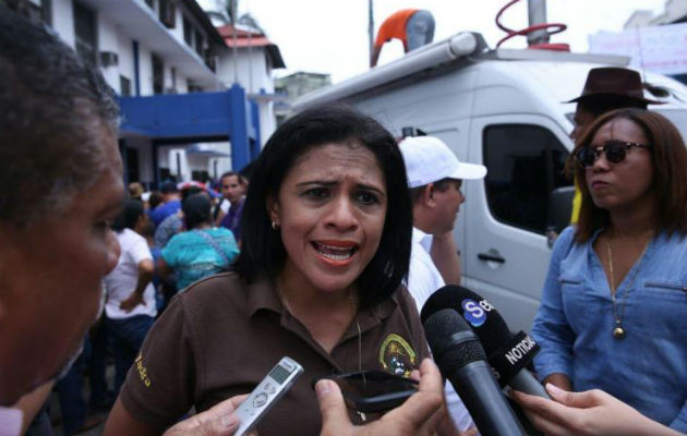 Yadira Pino de Aeve aseguró que el gobierno miente en el tema de inversión en la comarca Ngäbe Buglé. Foto: Panamá América.