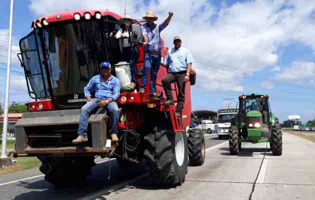 Los productores de la región de Azuero exigen respeto y que se cumplan las promesas. Foto/Thays Domínguez