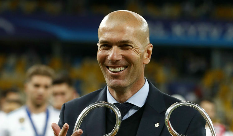 Zinedine Zidane salió del Madrid al finalizar la pasada temporada. Foto AP